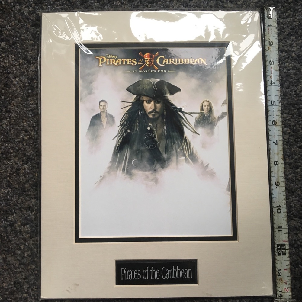 Disney Pirates of the Caribbean Matted Photo - Picture 6 of 8